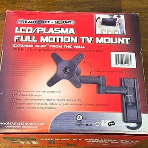 Black Full Motion TV Mount